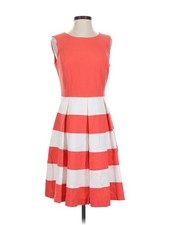 Nine West Women Orange Casual Dress 4