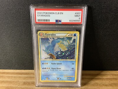 Gyarados 007/034 English CLB PSA 9 2023 Pokemon Trading Card Game