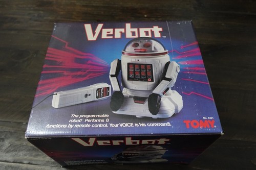 Vintage Working 1984 Tomy Verbot Voice Operated Robot w/ DR Pepper Advertising - Picture 11 of 15