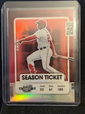 Juan Soto 2021 Contenders Optic Red Prizm - Washington Nationals