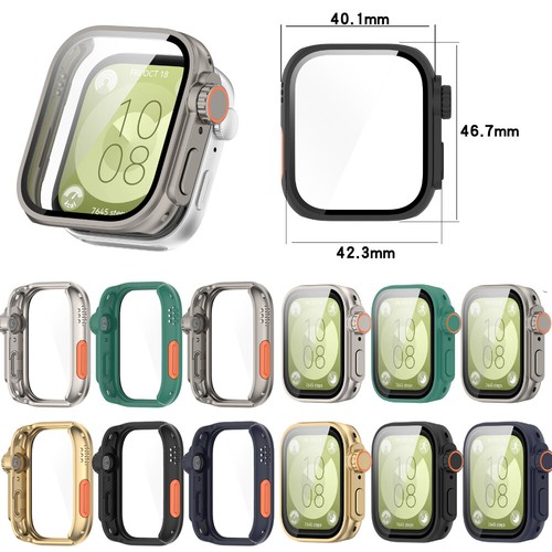 Tempered Glass Screen Protector Case Cover For Huawei Watch Fit3 Replacement - Zdjęcie 2 z 22