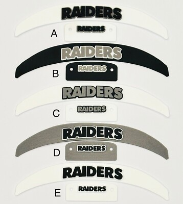 Raiders MINI Helmet 3D Bumpers, Speed Version
