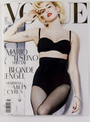 Miley Cyrus Sky Ferreira Edita Vilkeviciute Hailey Clauson Testino DEUTSCH VOGUE