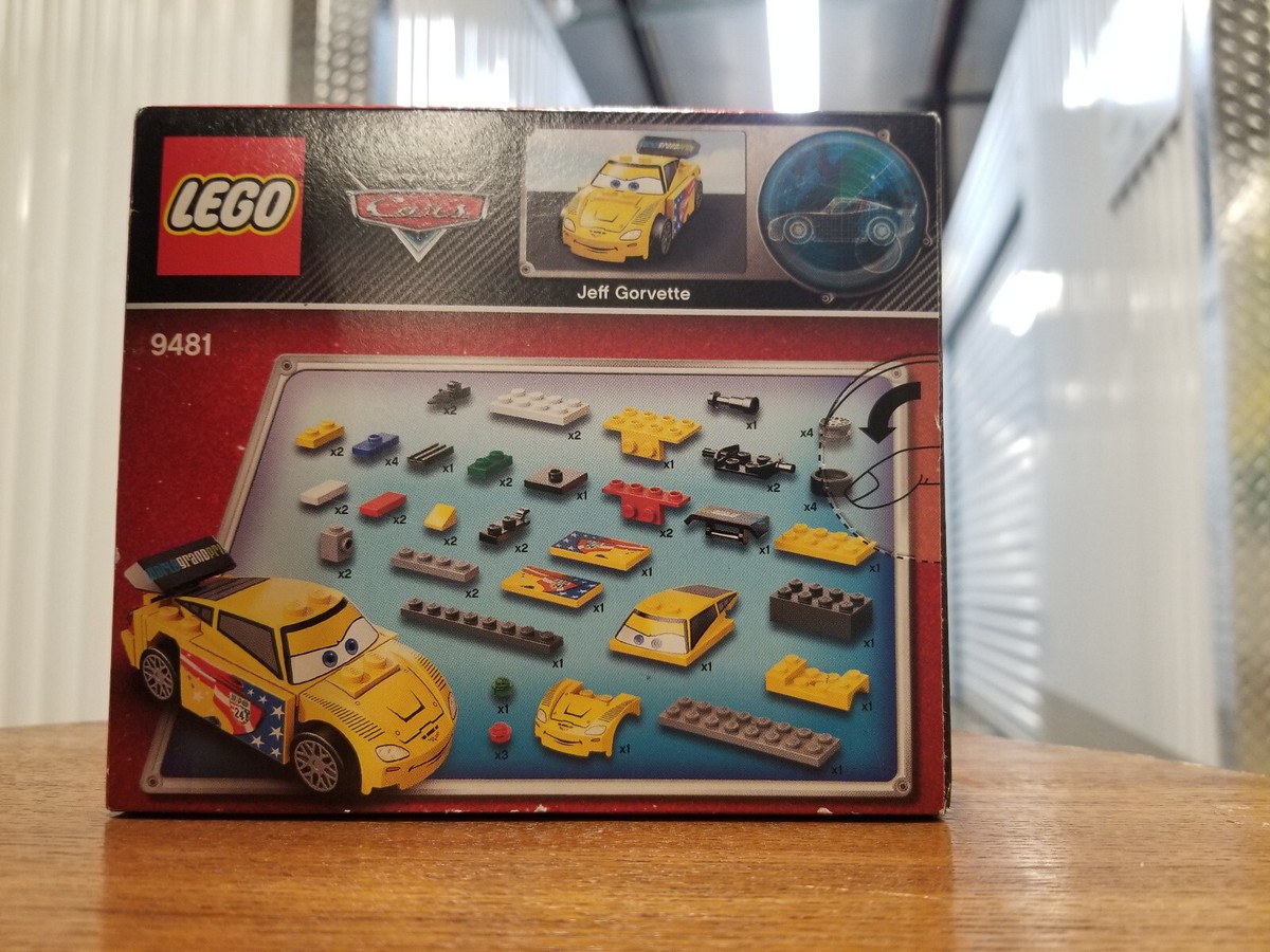 LEGO 9487 DISNEY CARS Jeff Gorvette Toyko World Grand Prix race