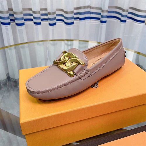 TOD’S Scarpe mocassini Tod's donna pelle fondo piatto punta quadrata