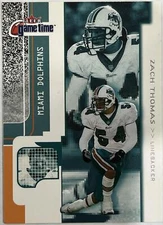 2001 Fleer Game Time #70 Zach Thomas