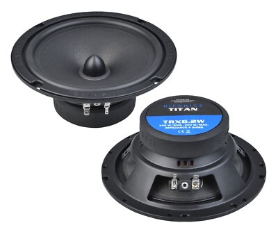 Hifonics TRX6.2W  165mm Lautsprecher  Kickbass-System KFZ Boxen Set