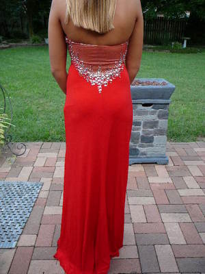 open lace back dress ADRIELLE main image 1