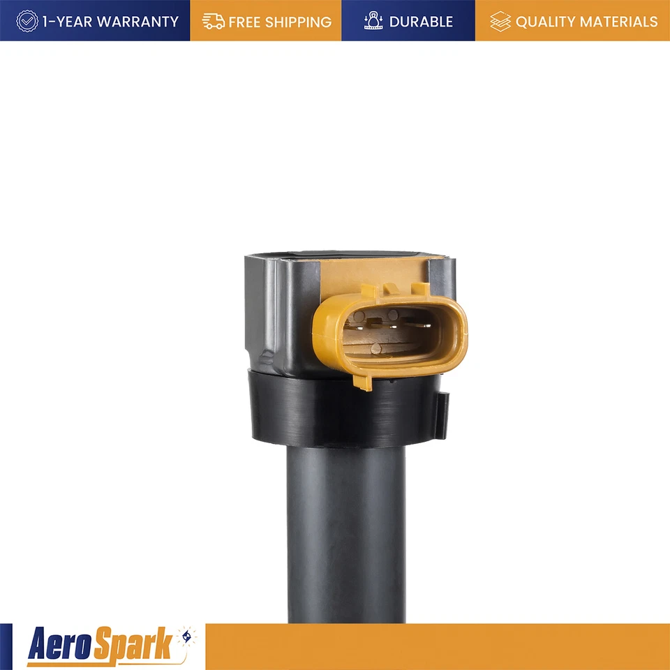 4X Ignition Coil & 4X Platinum Spark Plug for 2010-2013 Suzuki SX4 l4 2.0L UF634 - Image 3 of 4