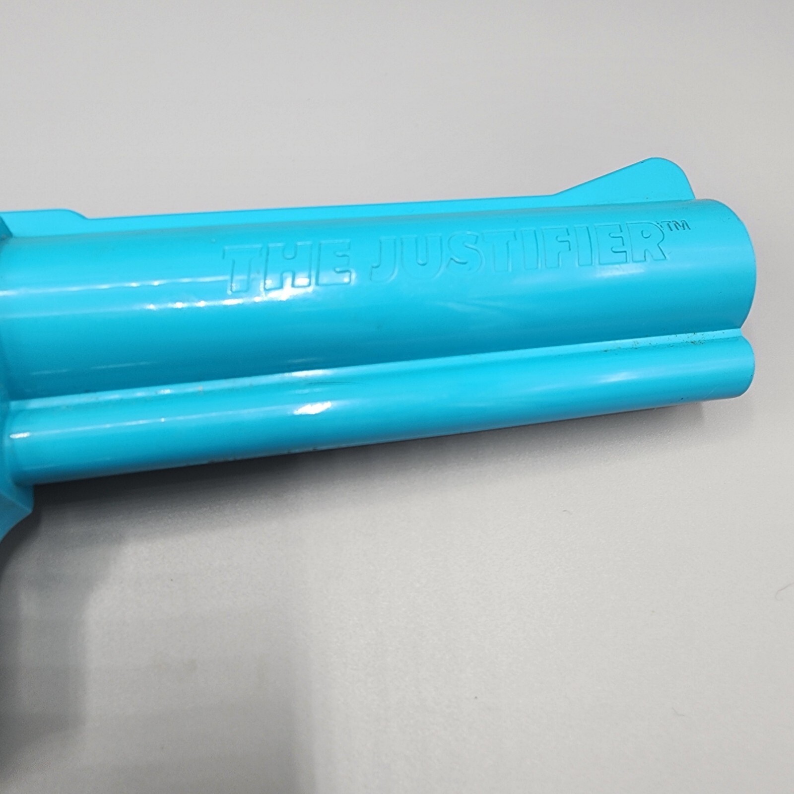 The Justifier (Sega Genesis) Light Gun Blue Pistol for Lethal Enforcers Konami INSTITUTO