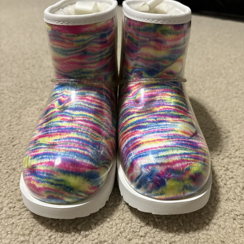 Talla 5 UGG 1128051K Mujer Clásica Transparente Mini Pixelado Bota Lana Forrada Nueva Sin Caja Foto 2 de 4
