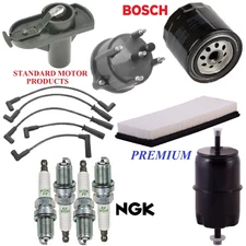 Tune Up Kit Filters Cap Rotor Wire Plugs For JEEP WRANGLER L4 2.5L 1994-1995