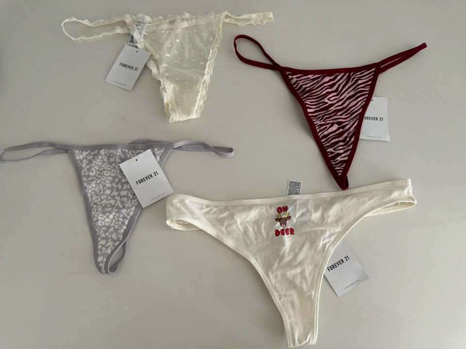Forever 21 Tanga Bragas Paquete Junior XL **como en la foto** Vacaciones Navidad Foto 2 de 4
