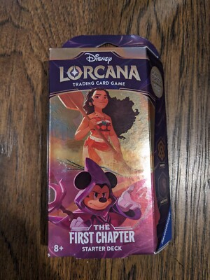DISNEY Lorcana Starter Deck Amber & Amethyst The First Chapter Sealed NEW |  eBay