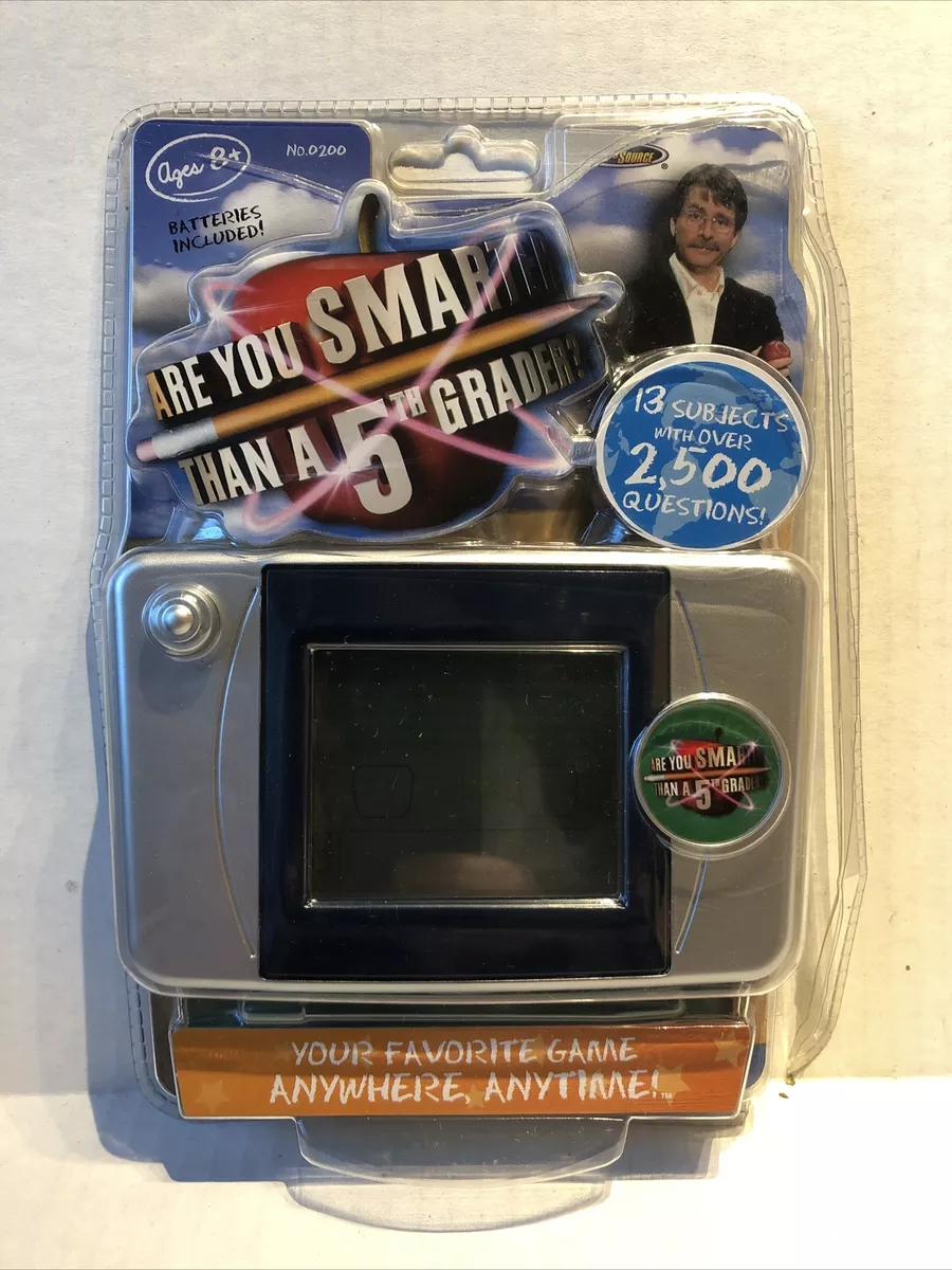 Are You Smarter Than a 5th Grader? Hand Held Touch Screen Electronic Game  NEW