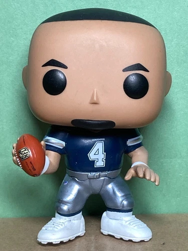 Funko POP Loose NFL Football Dallas Cowboys 67 Dak Prescott Away Blue