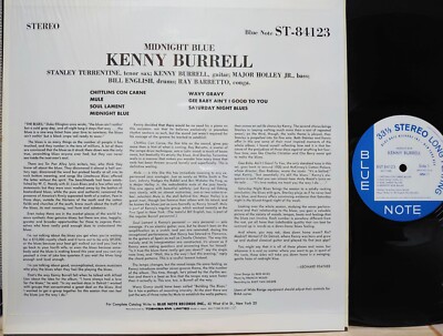 洋楽 Kenny Burrell Midnight Blue Blue Note LP Amazon.com: Midnight Blue (Blue Note Classic Vinyl Series