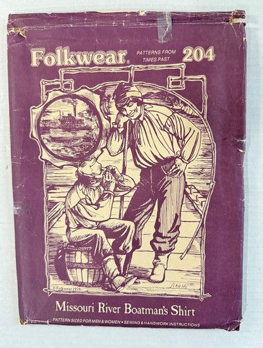 Folkwear Ethnic 103 Blouse 108 Smock 204 Boatmand Shirt Sew Pattern Uncut CHOOSE - Picture 11 of 13