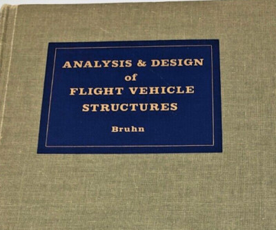Analysis & Design of Flight Vehicle Structures by E F Bruhn Hardcover Book 1965