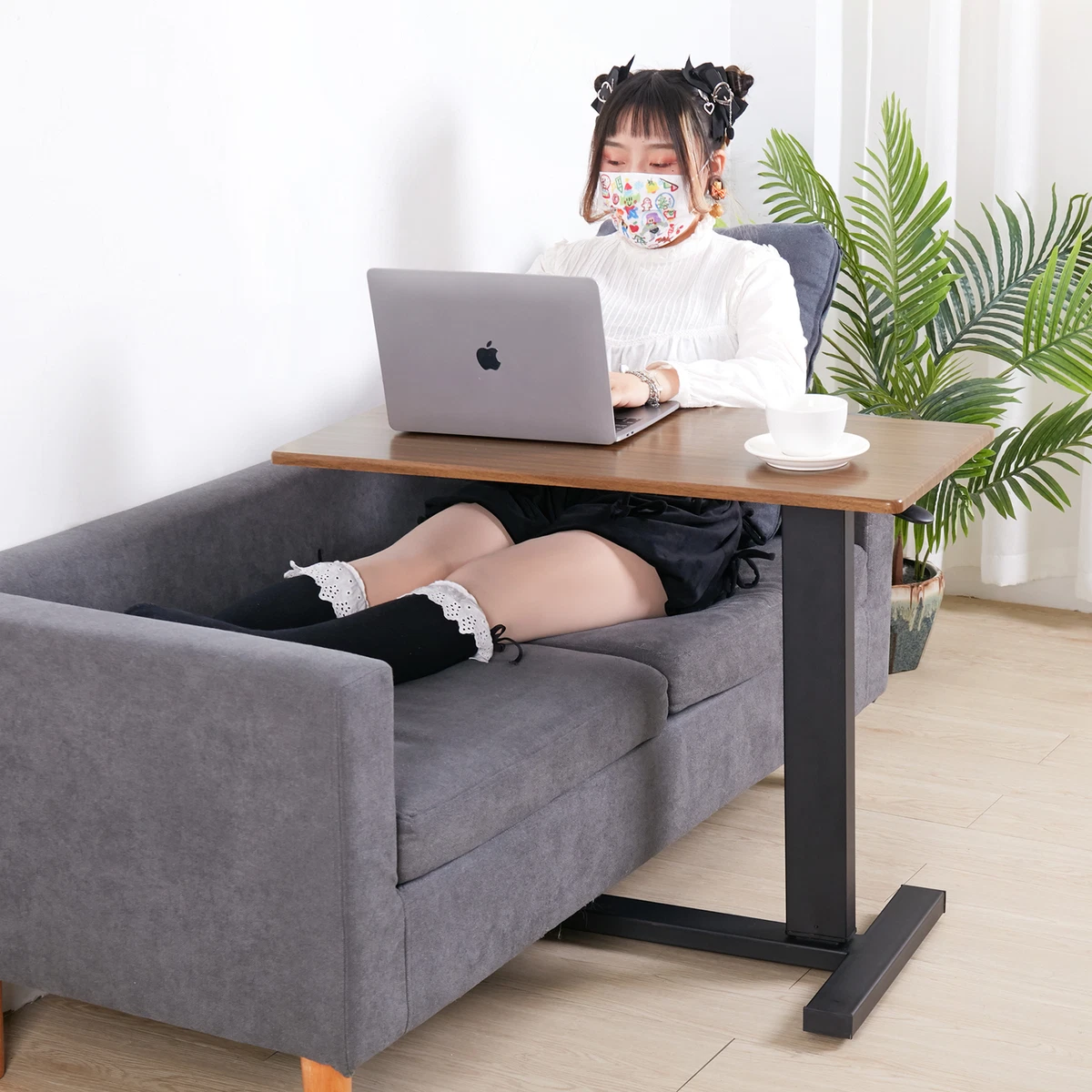 Laptop Table Coffee Desk Slide