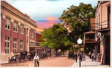 8 x 10 Restored Vintage Postcard - W. Reynolds Street, Plant City, FL  c. 1930's