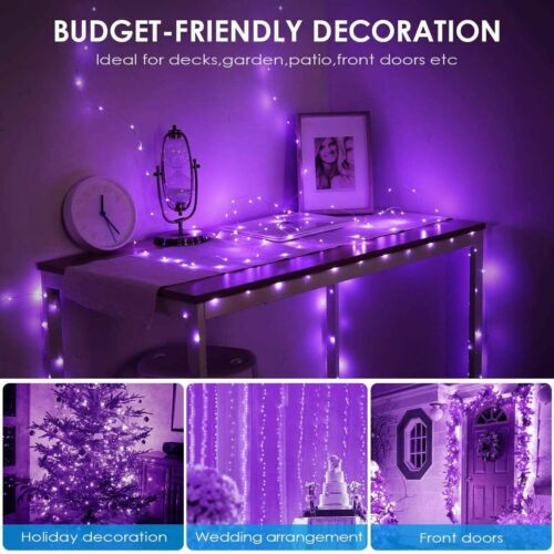 100-300 LED Solar Fairy Lights Outdoor Solar String Lights Christmas Garden Xmas - Picture 49 of 59