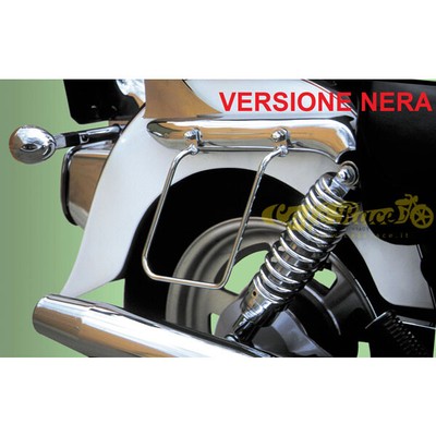 Petits Chassis Supports Spaan Noirs Sacoches Latérales pour Hyosung Aigle GV125