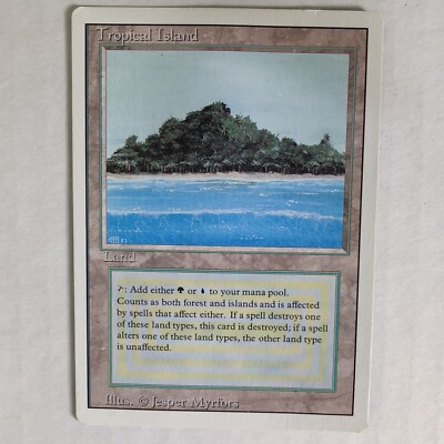 Tropical Island - HP+ - Revised Eidtion 3ED - MTG | eBay