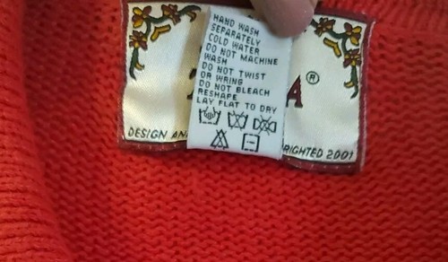 Tiara Sz PS Knit Snowmen Cardigan Red Embroidery Ugly Christmas Sweater Zip - Picture 4 of 4