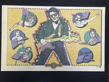 Vintage The Steve Miller Band Daily News Super Stars 5 Promo Poster