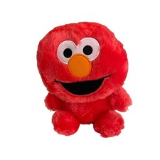 Sesame Street Elmo Stuffed Animal Plush 9" Red Big Head Toy Factory