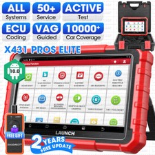 LAUNCH X431 Pros Elite V+ Pro3S+ Bidirectional Car Diagnostic Scanner Key Coding