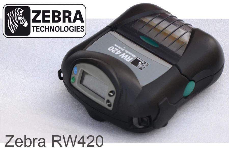 ZEBRA RW420 MOBILER DRUCKER AKKU OHNE BLUETOOTH USB LABELDRUCKER TOP ZUSTAND Z1 - Bild 2 von 4