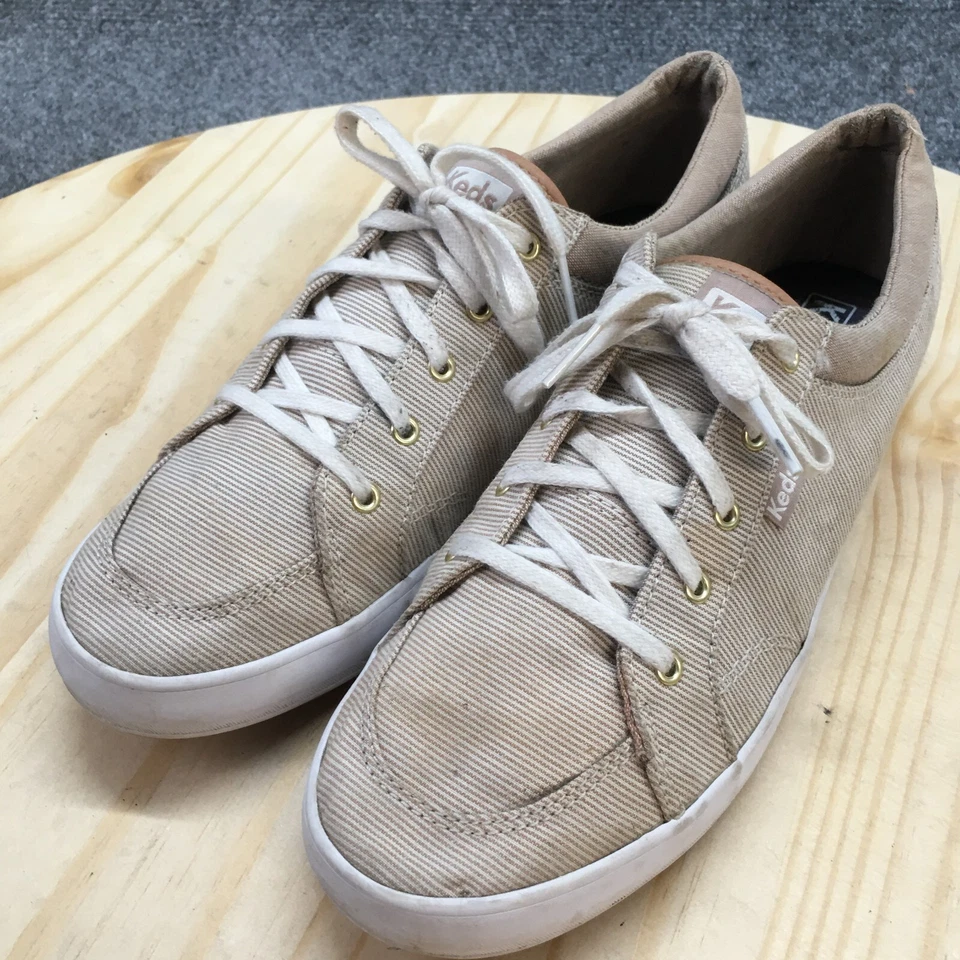 Keds Shoes Womens 9.5 Sneakers Brown Lace Up Low Top Comfort Round Toe WF59954 - Image 3 of 4