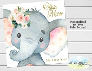 Elephant Baby Memory Book 2025
