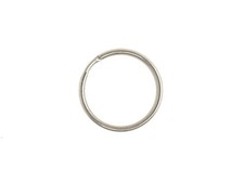 10 Pieces/Pack 20mm Nickel Plated Steel Split Key Rings Key Chains Pet Tags
