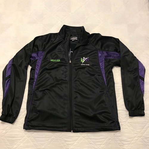 GTM SportsWear black Lean Mean TKD workout jacket small