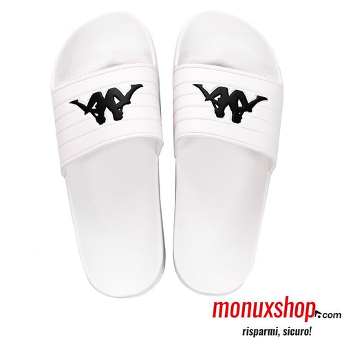303G7V0 921 CIABATTE KAPPA LOGO MATESE BIANCHE PANTOFOLE UNISEX BAMBINO IN  GOMMA | eBay
