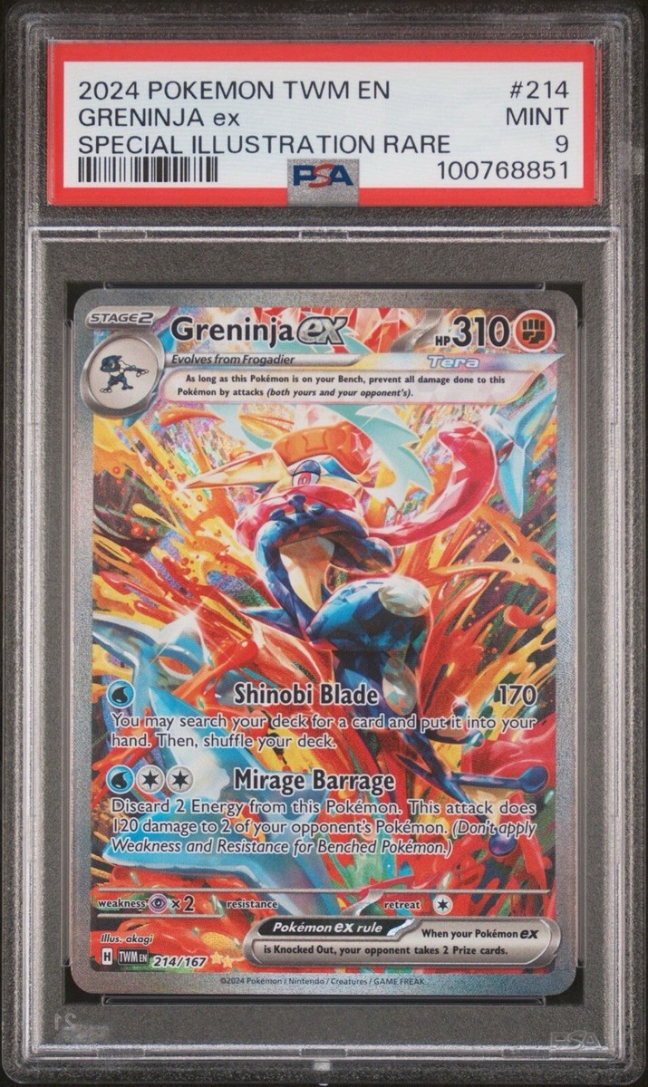 ★PSA10★【英語版/Greninja ex/ゲッコウガex/SAR】#214 ゲッコウガ ex SAR PSA10 英語版 - メルカリ