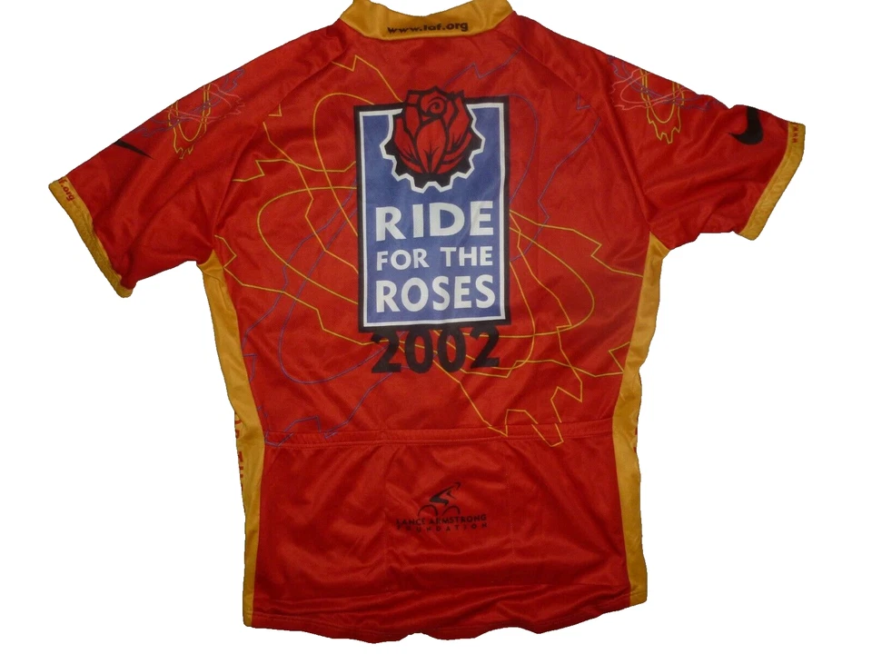 Nike Lance Armstrong Foundation 2002 Jersey Ride For The Roses XL Foto 4 de 4