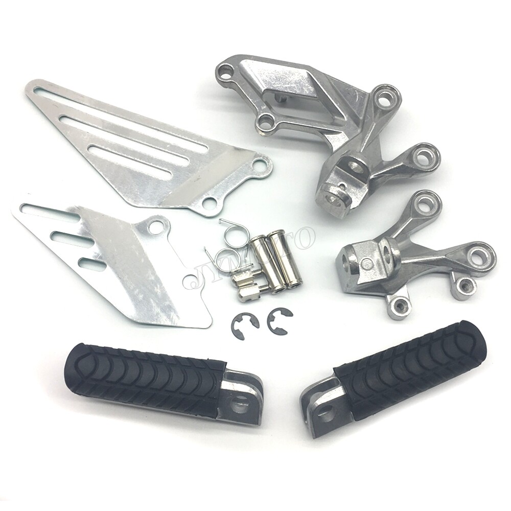 Motorcycle Driver Front Foot Pegs Bracket Fit Kawasaki Ninja ZX14/14R