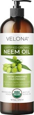 velona Neem Oil USDA Certified Organic - 16 fl oz  100 Pure and Natural