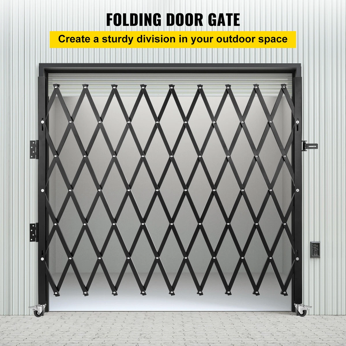 Accordian top security gate