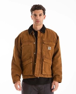 STUSSY 22AW Washed Canvas JACKET Sサイズ