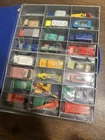 1966 Vintage Matchbox 24 Mini Car Collectors Show Case W/ 23 Lesney Car Matchbox