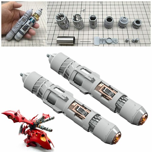 3D-printed Material Fuel Tank Kit For Gundam MG 1/100 Sazabi ver ka Model Kit - Picture 6 of 7