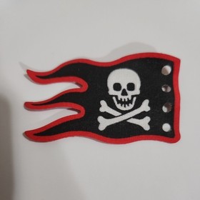 Lego Fabric Flag 8x5 Black Red Skull Flag Pirates 6289 6290 x376px4 3e