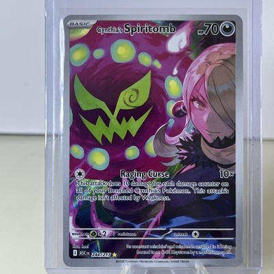 Cynthia's Spiritomb 244/217 (NM) - ME: Ascended Heroes Illustration Rare Pokemon