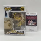 ANGELINA JOLIE SIGNED THENA FUNKO POP 729 THE ETERNALS MARVEL JSA COA AUTHENTIC