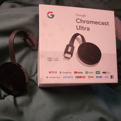 Google Chromecast Ultra 4K HD Media Streaming Device GA3A00403A14